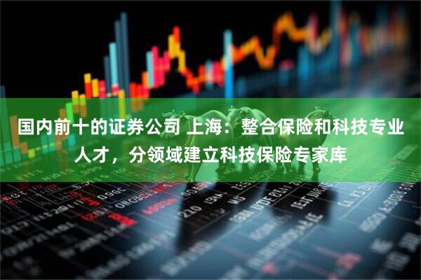 国内前十的证券公司 上海：整合保险和科技专业人才，分领域建立科技保险专家库